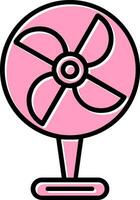 icono de vector de ventilador