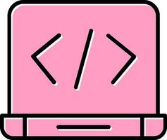 Web coding Vector Icon
