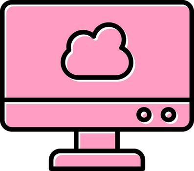 Cloud Computing Vector Icon