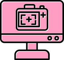 Monitor Screen Vector Icon