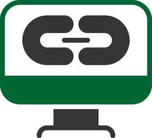 Link Creative Icon Design vector