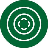 Bullseye Creative Icon Design vector