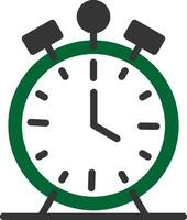 Alarm Clock Creative Icon Design vector