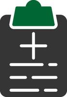 Medical Report Creative Icon Design vector