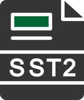 sst2 creativo icono diseño vector