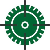 Glyph Two Color Design vector