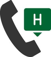 Emergency Call Creative Icon Design vector