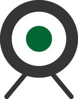 Bullseye Creative Icon Design vector