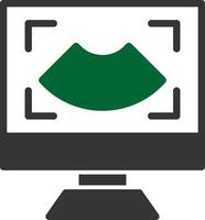 Ultrasound Creative Icon Design vector