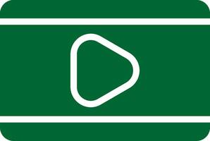 Video Play Creative Icon Design vector