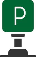 Parking Creative Icon Design vector