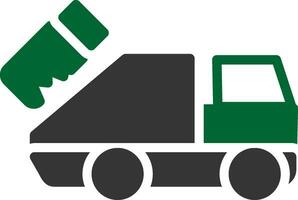 Garbage Truck Creative Icon Design vector