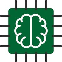 Super Brain Creative Icon Design vector