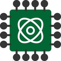 Quantum Technology Creative Icon Design vector