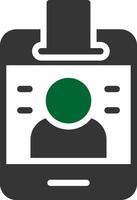 Ski Pass Creative Icon Design vector