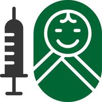 Vaccination Creative Icon Design vector