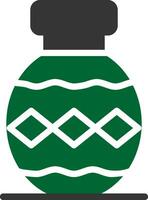 Glyph Two Color Design vector