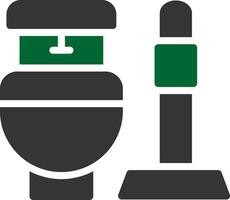 Toilet Creative Icon Design vector