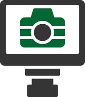 Lcd Camera Creative Icon Design vector
