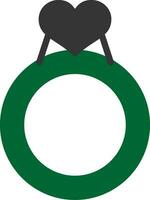 Valentines Ring Creative Icon Design vector