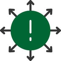Diversification Creative Icon Design vector
