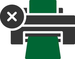 Printer Error Creative Icon Design vector