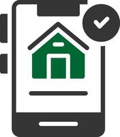 Home Insurance Creative Icon Design vector