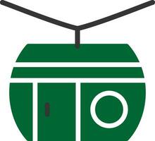 Cable Car Creative Icon Design vector