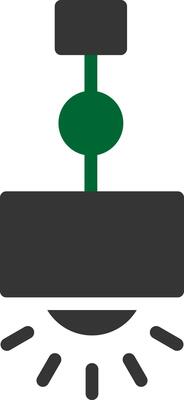 Hanging Lamp Creative Icon Design