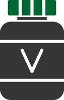 Vitamin Creative Icon Design vector