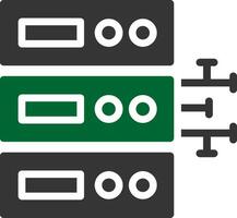 diseño de icono creativo de base de datos vector