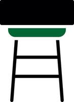 Stool Creative Icon Design vector