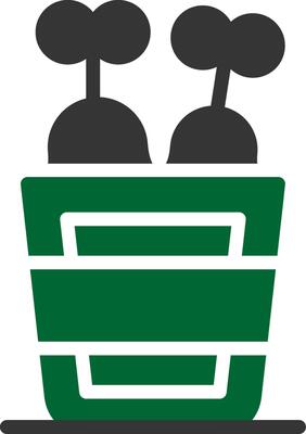Fried Chicken Creative Icon Design