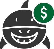 Loan Shark Creative Icon Design vector