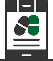 Online Pharmacy Creative Icon Design vector