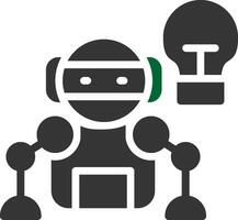 robótica creativo icono diseño vector