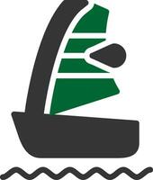 Windsurf Creative Icon Design vector