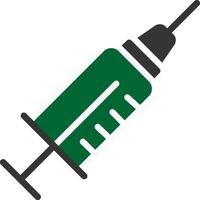 Needle And Syringe Creative Icon Design vector