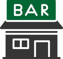 Bar Creative Icon Design vector