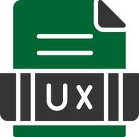 Ux Format Creative Icon Design vector