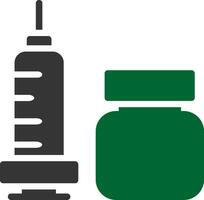 Vaccine Creative Icon Design vector