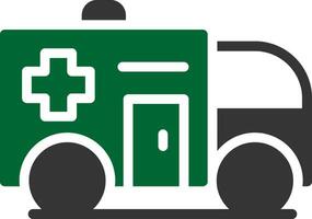 Ambulance Creative Icon Design vector