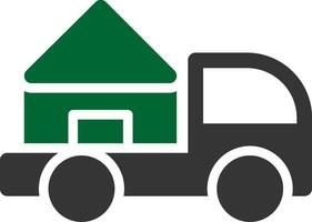 Moving Truck Creative Icon Design vector