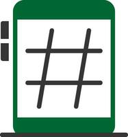 Hashtag Creative Icon Design vector