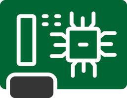 Circuit Board Creative Icon Design vector