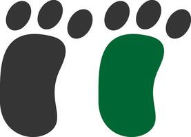 Footprint Creative Icon Design vector