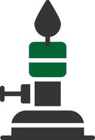 Bunsen Burner Creative Icon Design vector