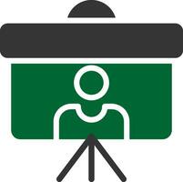 Glyph Two Color Design vector