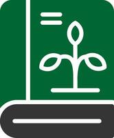 Botany Book Creative Icon Design vector