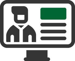 Online Lecture Creative Icon Design vector